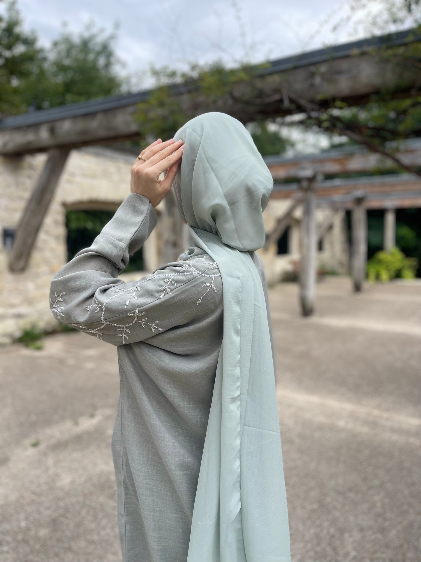 Abaya BAHIYA VERT