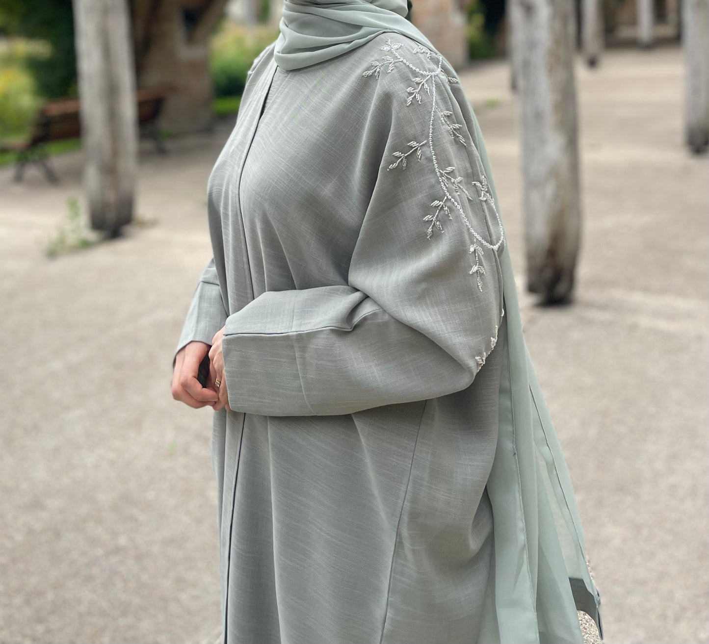 Abaya BAHIYA VERT